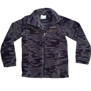 Columbia Kids Fleece Zip Jacket with Stand Collar and Pockets Unisex Small XS